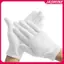 JASMINE 1 Cặp Mới Full Ngón Nam Nữ Nghi Thức Găng Tay Cotton Trắng Bồi Bàn / Tài xế / Trang Sức / Găng Tay Công Nhân Găng Tay Hấp Thụ Mồ Hôi JASMINE