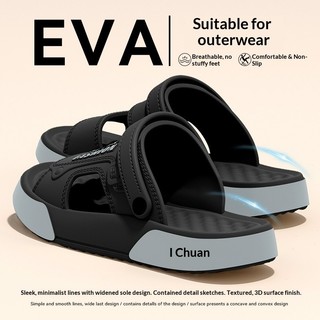 Sandal nam mùa hè thoáng khí, phù hợp đi biển và chống trơn trượt