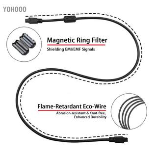 Yohooo Cáp nối dài yohooo Fafeicy AMS dài 2m 5 mm OD Dây đồng PVC cho phòng thí nghiệm X1 P1 P1P P1S H2D Máy in 3D với đầu nối 6 chân Nam sang Nữ