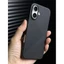 Dành Cho apple 17 Ốp Điện Thoại Hình Học Sọc Ba Chiều Siêu Mỏng 17promax Đen Nguyên Chất Mờ 16