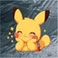 Xe Máy Điện Xe Máy Miếng Dán Xe Hơi Hoạt Hình Độc Đáo Pikachu Cửa Sổ Thân Trầy Xước Chặn Miếng Dán Trang Trí 26.3.26