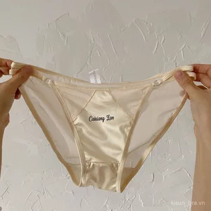Ánh Trăng Đan Mạch ~ Quần Sịp Satin Dây Nhỏ Gợi Cảm Cho Nữ Kiểu Mỏng