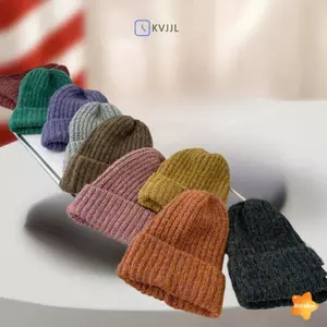 Mũ Slouchy Dệt Kim Mùa Đông, Phong Cách Hàn Quốc, Màu Kẹo - Ấm Áp và Mềm Mại, Perfect làm Quà Tặng