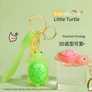 Sáng Tạo Nhiều Màu Sắc Rùa Móc Khóa Dễ Thương Túi Rùa Biển Quyến Rũ Động Vật Kawaii Mặt Dây Chuyền Cho Bé Gái