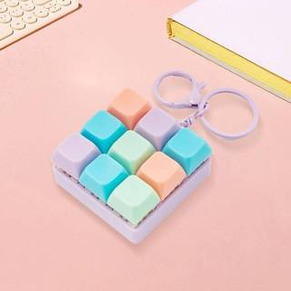 Đồ chơi bàn phím ngón tay chống căng thẳng SAFENH - Trò chơi móc khóa Mini 9 phím dành cho người lớn và trẻ em VN