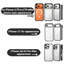 Hoạt Hình Dễ Thương Cyan Ếch Vẽ Ban Từ Tính Ốp lưng Cho iPhone 17Pro Max 17Air 17 16 15 14 13 12 16 Plus Ốp Lưng Bảo Vệ Chống Sốc Ốp Lưng