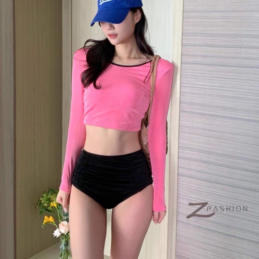 Đồ bơi nữ cao cấp phong cách Hàn Quốc với tay áo