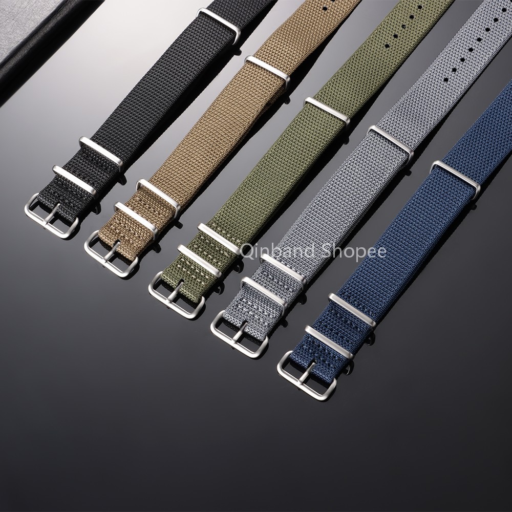 NATO Nylon Vải Dây Đeo Đồng Hồ Cho SEIKO Diver Phong Cách Quân Sự Dệt Dệt Đồng Hồ Dây 20 Mm 22 Mm Vòng Thay Thế Nam Nữ