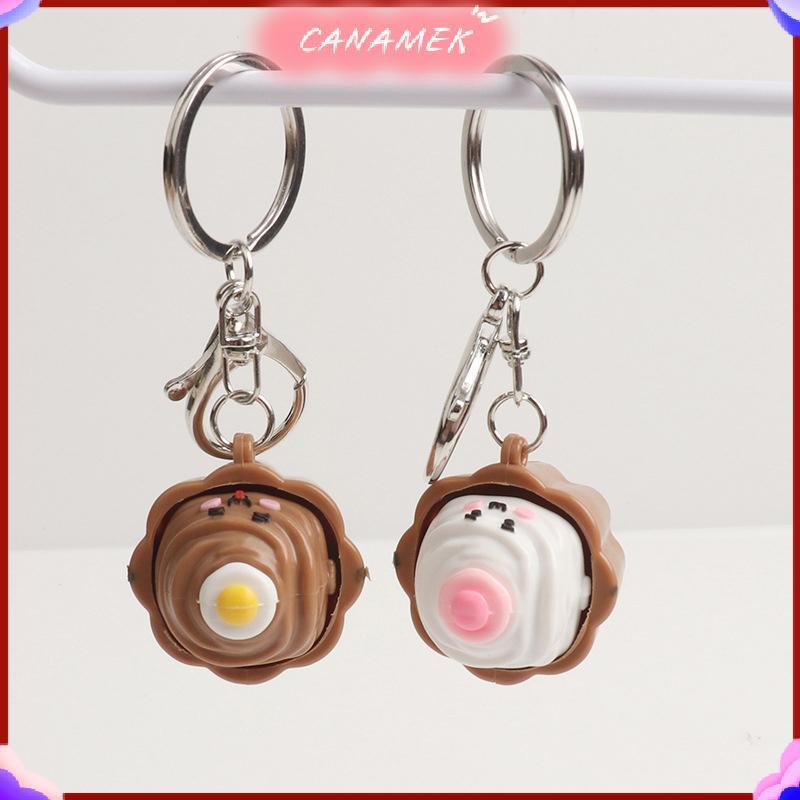 CANAMEK Antistress Hấp Bun Bóp Móc Khóa Đồ Chơi Phục Hồi Chậm Mềm Squishy Mặt Dây Chuyền Cho Văn Phòng Để Bàn Giảm Căng Thẳng CSF