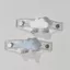 PYCOU 1 Túi Treo Mở Rộng Khóa, Với Đôi D-Rings Túi Trong Suốt Kẹp Dây Đeo, Túi Trang Trí Phong Cách INS Charm Holder Ba Lô