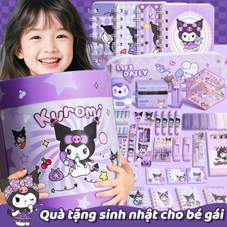 Bộ dùng học tập hoạt hình cute trọn bộ văn phòng phẩm hộp quà sinh nhật cho bé quà tặng ý nghĩa xinh
