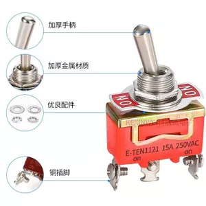 E-TEN1322 / 1321 / 1021 / 1121 / 1122 / 1221 Công tắc nguồn nút chuyển đổi hai / ba tốc độ 26.3.26