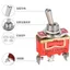 E-TEN1322 / 1321 / 1021 / 1121 / 1122 / 1221 Công tắc nguồn nút chuyển đổi hai / ba tốc độ 26.3.26