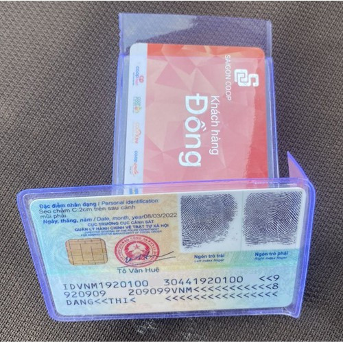 Bọc Thẻ Chống Trầy Xước Dùng Cho CCCD, ATM, CMND - Chất Liệu PVC Trong Suốt, Bảo Vệ Chip Điện Tử