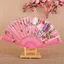 Quạt Vải Lụa Phnom Penh Quạt Gấp Cổ Trang Phục Cổ Hanfu Fan Sinh Viên Mang Theo Nhựa Khiêu Vũ Gấp Quạt 260419