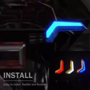 Thích Hợp Cho Xe Máy Điện Suzuki GSX250R Đèn Báo LED Chạy Nước Cảnh Báo 12V Nổi Bật Bật Tín Hiệu