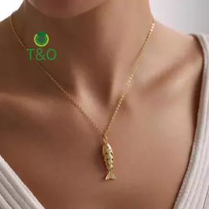 Mặt Dây Chuyền Cá Koi Retro Thời Trang, Thép Không Gỉ Sáng Bóng, Phụ Kiện Cho Nam Và Nữ