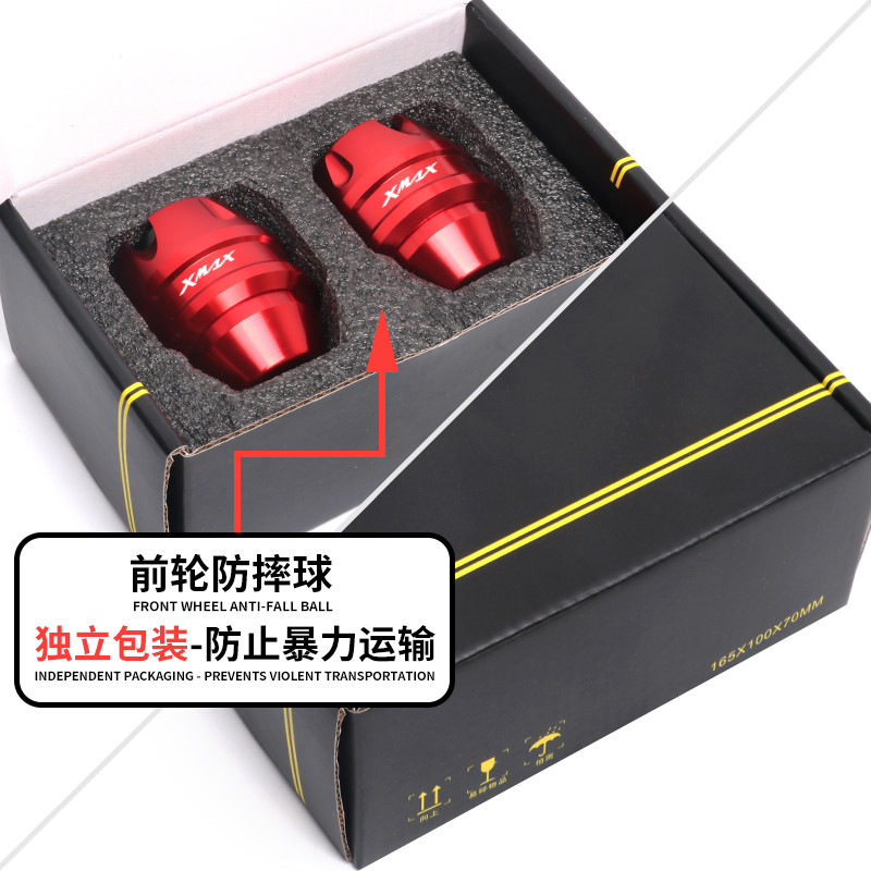 Dành Cho Xe Yamaha XMAX 300 250 Xả Tai Nạn Thanh Trượt Bánh Trước Bảo Vệ Khung Bảo Vệ