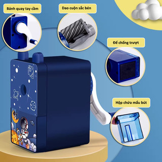 Gọt Bút Chì Mini Cute Hình Hoạt Hình – Chuốt Chì Nhỏ Gọn, Lưỡi Sắt Sắc Nét, Gọt Siêu Mịn Cho Bé Đi Học