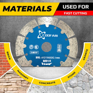 Lưỡi Cắt Đa Năng 114mm/121mm/133mm/156mm - Cắt Đá/Gạch/Bê Tông Chất Lượng Cao