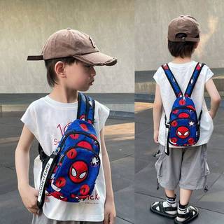 Trường Tiểu Học Trẻ Em Du Lịch Đi Chơi Ba Lô Nhỏ Bé Trai Đẹp Trai Dễ Thương Người Nhện Ba Lô Túi Đeo Ngực Túi