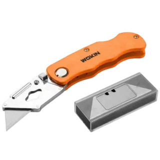 Dao rọc cáp, trổ gấp gọn đa năng WOKIN 301119 kèm 6 lưỡi