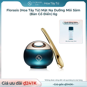 【Tiến Phước Livestream】Florasis ( Hoa Tây Tử) Mặt Nạ Dưỡng Môi Sâm (Bản Cổ Điển) Ginseng Nourishing – Loại Bỏ Tế Bào Chết, Mờ Vân Môi, Dưỡng Ẩm 6g