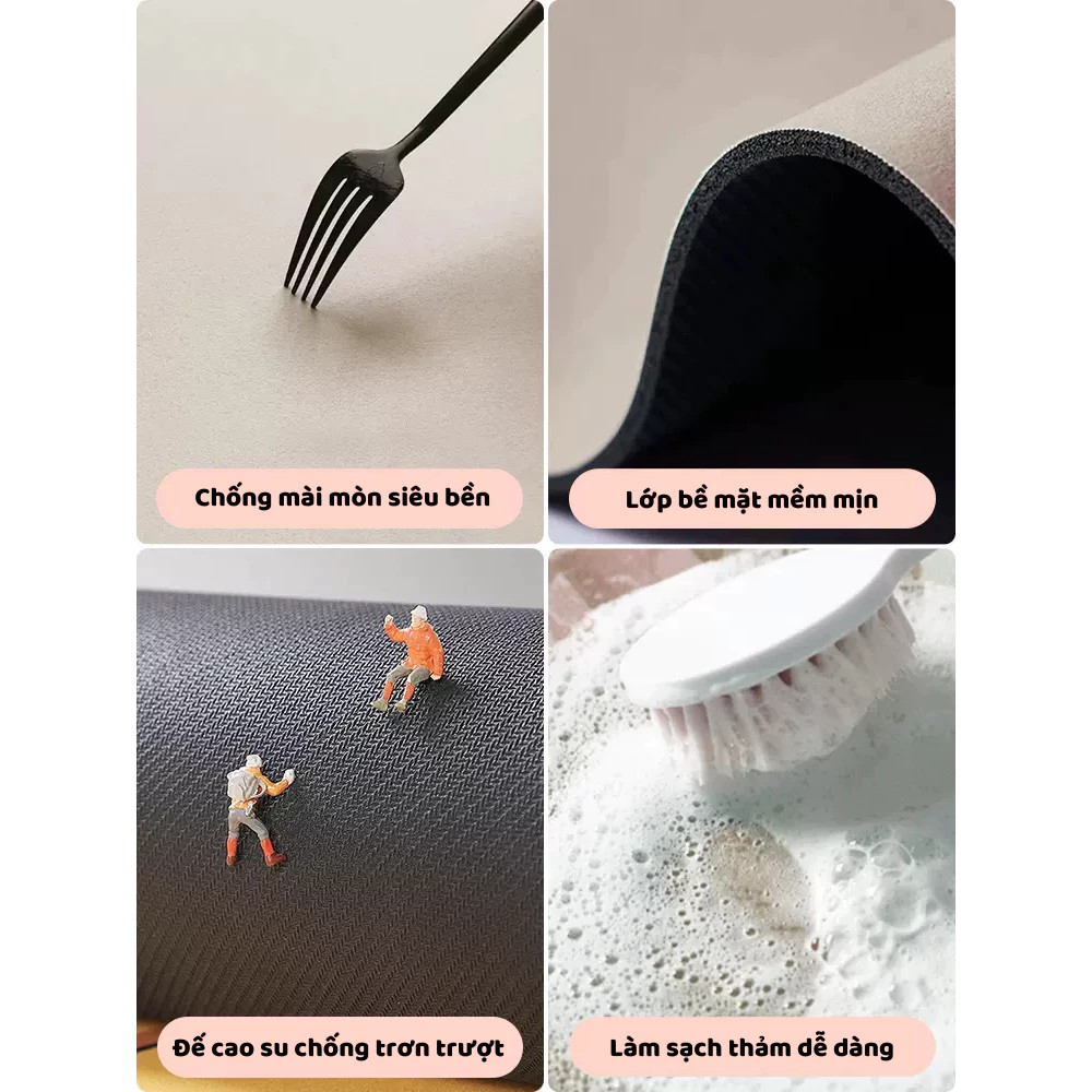 Thảm Chùi Chân 3D Hình Thú Dễ Thương Dệt Len, Thảm Nhà Tắm Chống Trượt, Siêu Thấm Nước