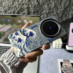 Ốp Điện Thoại Làn Sóng Vĩ Đại Của Kanagawa Cho Vivo X300 Pro X200 Ultra X200 Pro X100S Pro V60 V50 V40 Cho Vivo X200S X100s X100 Pro X90 X80 X70 Vỏ Vivo Chống Sốc