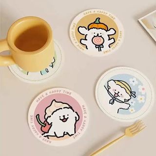 🌈 LÓT LY HOẠT HÌNH DỄ THƯƠNG – TRANG TRÍ BÀN XINH XẮN 🌈