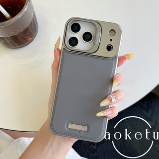 Giá đỡ ống kính thích hợp cho vỏ điện thoại iPhone 17 Promax tản nhiệt không khung 16 / 15 Pro da trơn cao cấp 14 vỏ bảo vệ chống rơi 13 chống bụi bẩn