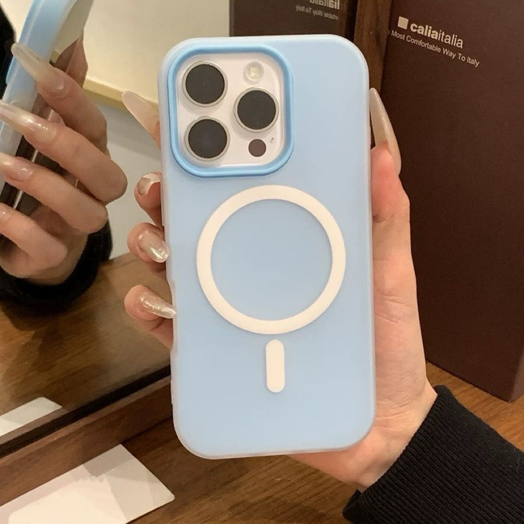 Hai trong một jelly từ trường cho iPhoen17promax/16promax vỏ điện thoại di động iPhone15pro ý tưởng 14/13