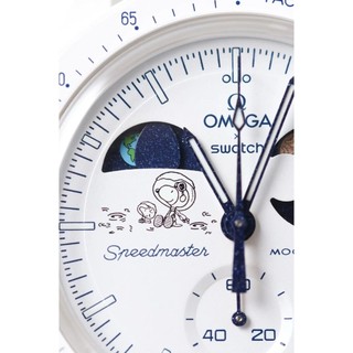[Top] Snoopy MOONSHINE GOLD Cold Moon Mission To Earthphase Đồng hồ nam mới Chức năng đầy đủ Đồng hồ đeo tay dạ quang Quarz Chronograph có hộp
