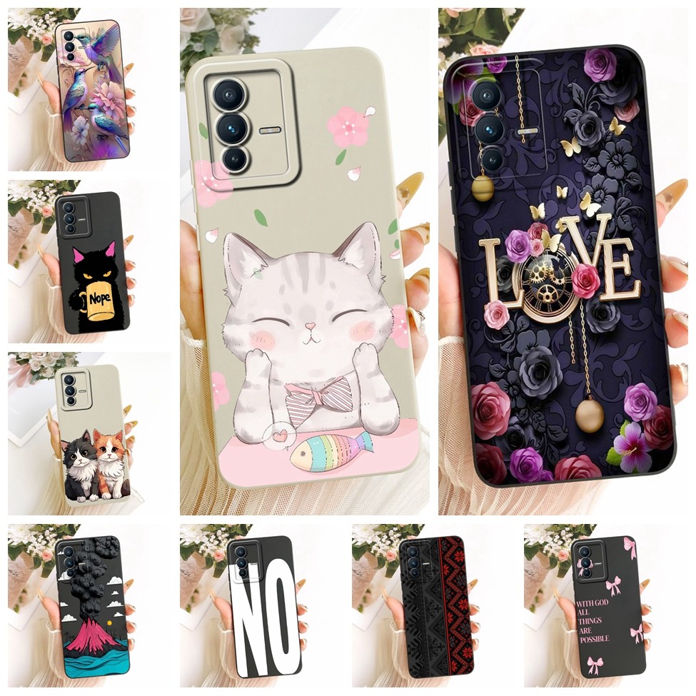 Ốp lưng Vivo S12 Pro Thời trang sang trọng Cool Kawaii Vỏ silicon sơn dễ thương Vivo S12Pro V2163A
