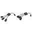 Exhila Universal USB C Splitter với cổng USB và USB Kết cấu PVC Cáp chia di động Thích hợp cho máy tính xách tay và điện thoại