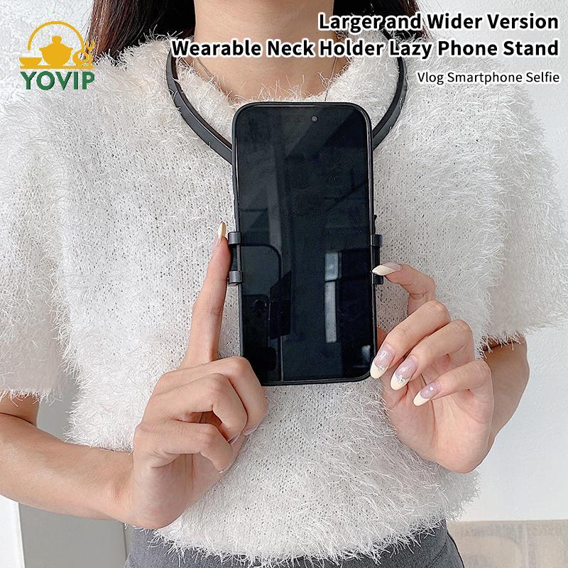 YOVIP Ne Giá Đỡ Lười Đế Điện Thoại Cho IPhone 16 15 14 13 Pro Max Samsung Xiaomi Ngoài Trời Góc Đầu Tiên Vlog Ghi Hình Selfie Braet VN