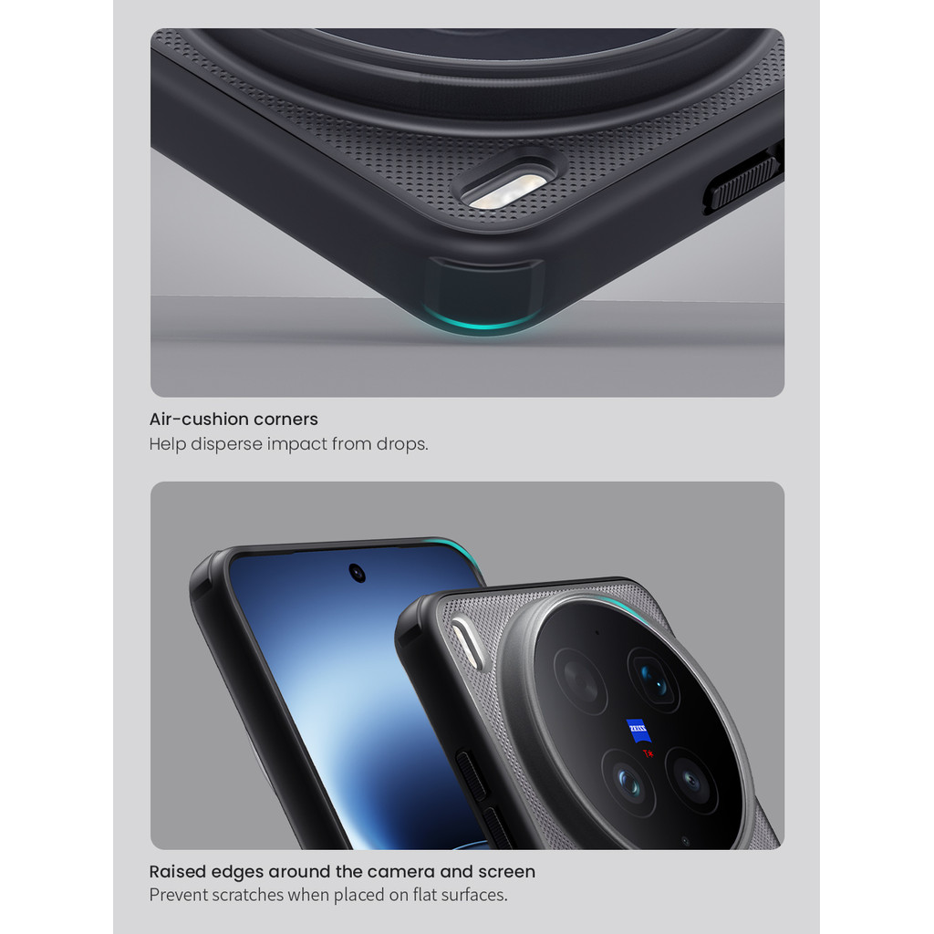 Nillkin Áp Dụng Cho Vivo X300 Ultra Frosted Shield Pro Từ Matte Bảo Vệ Mặt Sau Cứng Vỏ Điện Thoại Vỏ Bảo Vệ