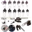 HFTOY 6 chiếc Dây kéo tức thì Đa năng Sửa chữa tức thì Bộ dụng cụ sửa chữa dây kéo thay thế Thanh trượt khóa kéo cho DIY May ~