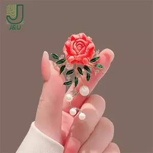 Cardigan nữ thời trang, họa tiết hoa mẫu đơn, phù hợp cho các bữa tiệc