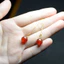Bông tai onyx dài và đơn giản, phong cách cổ điển thời thượng