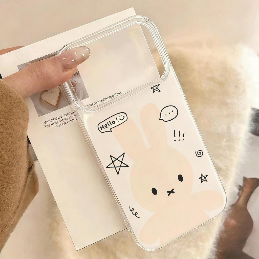 Miffy Funny cho 16 trường hợp iPhone 17Air Lớp kép 14/13/11Pro