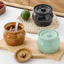 Nồi sóng Stew Pot Chống nước Stew Thực phẩm một người Nồi trứng hấp có nắp Nồi súp Phong cách Trung Quốc Sa Hạt Ăn Nhẹ Gốm Đun Lửa