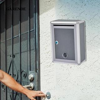 Garende Chống Rỉ Khóa Hộp Thư Kim Loại Treo Tường Dung Tích Lớn Hộp Bưu Chính Cho Căn Hộ Cộng Đồng Ngoài Trời Chữ Báo