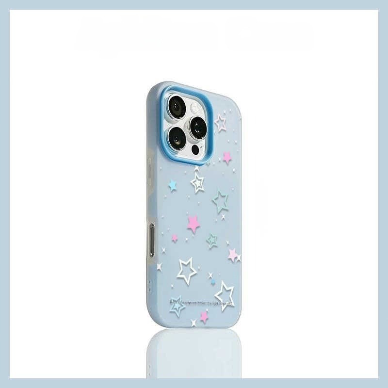 Ốp lưng Iphone Vỏ mềm ngôi sao có thể đặt ảnh cho iPhone 16 Promax 15 11 12 13 14plus xr xsmax 16plus