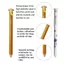 TUYỆT VỜI 6 Cái / bộ Bút Trung Tính, Dụng Cụ Viết Bộ Bút Xóa Đầu 0.7mm, Mực Xanh Chất Lượng Cao Hình Động Vật Sấy Nhanh Bút Ký Văn Phòng Trường Học