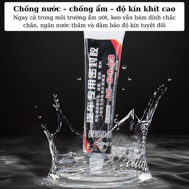 【COD】Keo dán silicon chịu nhiệt chống thấm ô tô, độ bám dính tuyệt đối, chống rò rỉ nước và khí, lý tưởng cho khe hở xe.