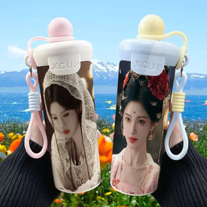 Bán Sản Phẩm Mới Ju Jingyi Yuewei Qiji Cốc Nước Ngoại Vi Thép Không Gỉ Phao Ống Hút Bình Giữ Nhiệt Dung Tích Lớn Cà Phê Di Động Sinh Viên Chất Lượng Cao