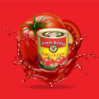 Sốt Cà Chua Đậm Đặc Ayam Tomato Puree 220g – Hương Vị Tự Nhiên, Đậm Đà Chuẩn Vị Ẩm Thực