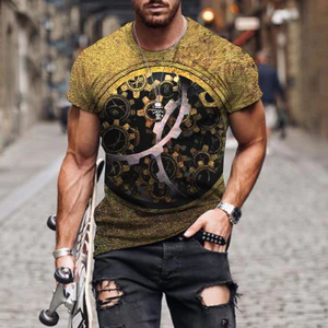 Áo Thun Unisex Cổ Tròn Tay Ngắn 2026, Họa Tiết In Hình 3D, Thiết Kế Thoáng Mát