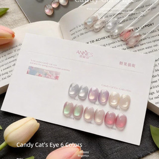 ANNIES Candy Cat 's Eye Series Nail Gel Macaron Glass Bead Cat Eye Phototherapy Keo Nail Art Làm móng tay cho tiệm làm móng tay